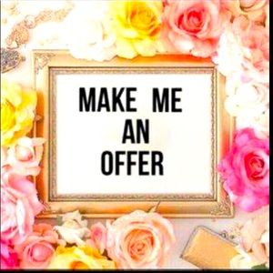 Please feel free to make me an offer!